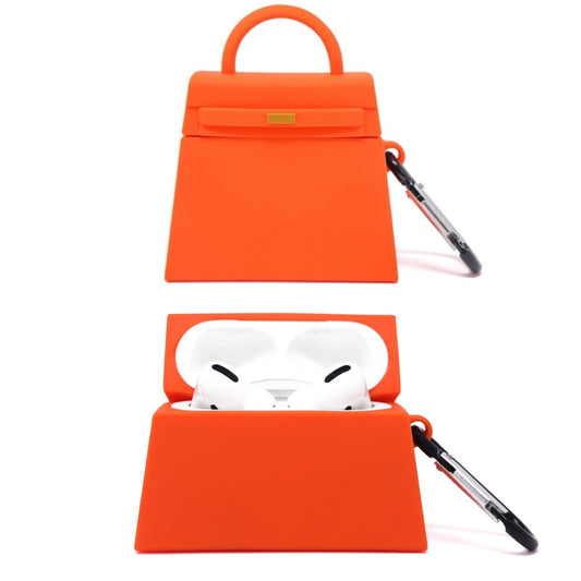 Orange Luxury Purse AirPods Case