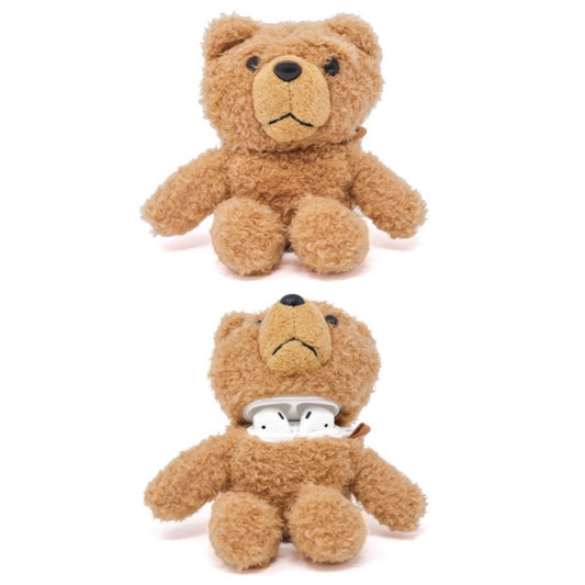 Khaki Teddy Bear AirPods Case