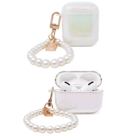 White Pearl Iridescent AirPods Case